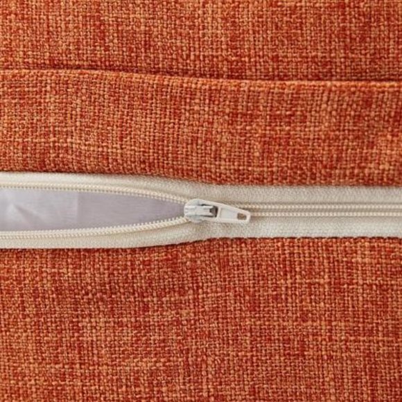 Decorative Throw Pillow Covers Cases Cottage Farmhouse Accent Fall Decor Orange - Picture 10 of 10